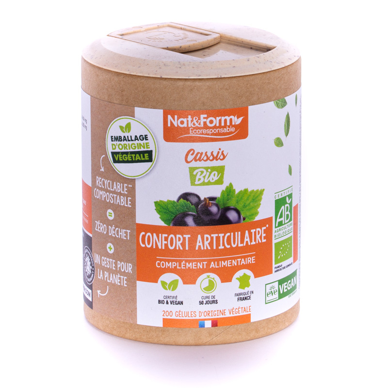 Nat & Form Ecoresponsable cassis bio - 200 gélules