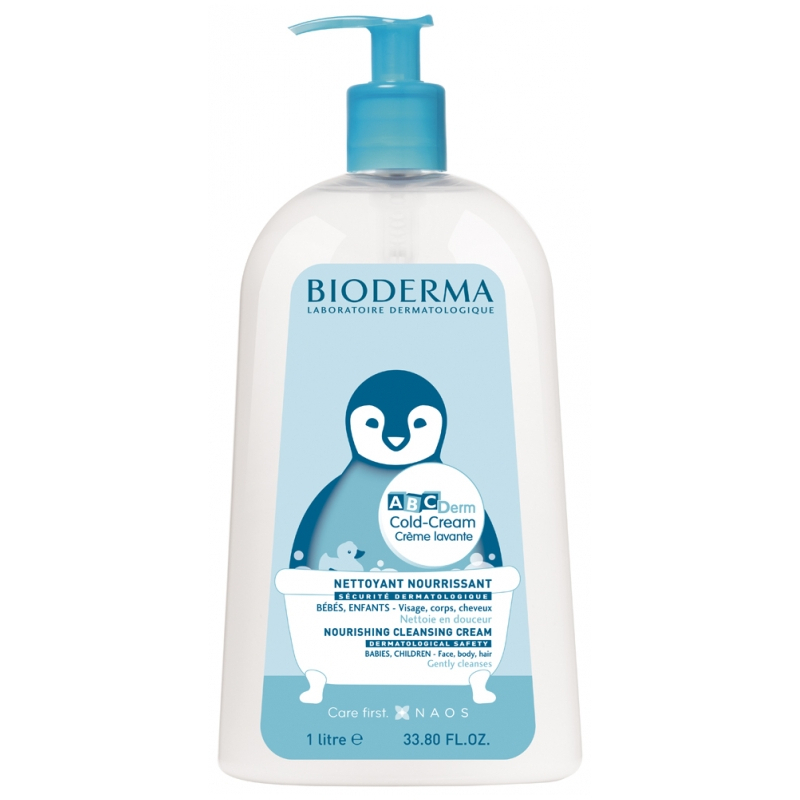 Bioderma ABCDerm Cold-Cream Crème Lavante - 1 Litre