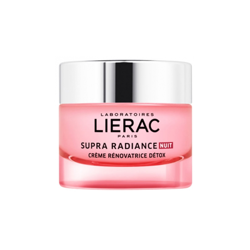 Lierac Supra Radiance Nuit Crème Rénovatrice Détox - 50ml 