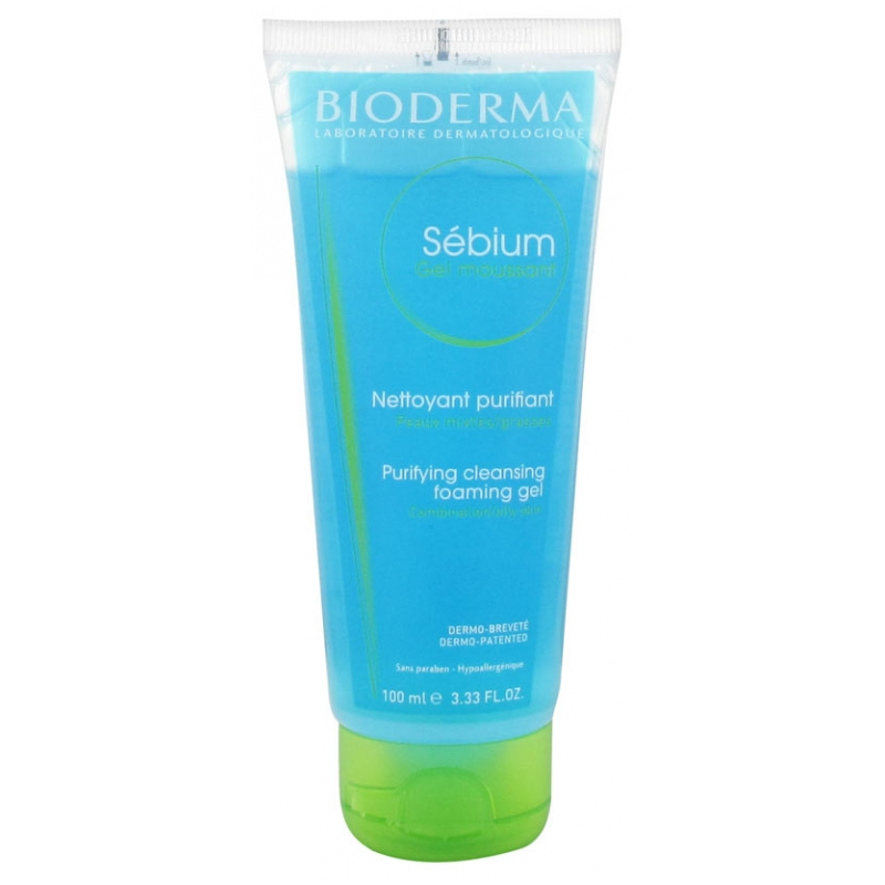 Bioderma Sébium Gel Moussant Nettoyant Purifiant - 100ml