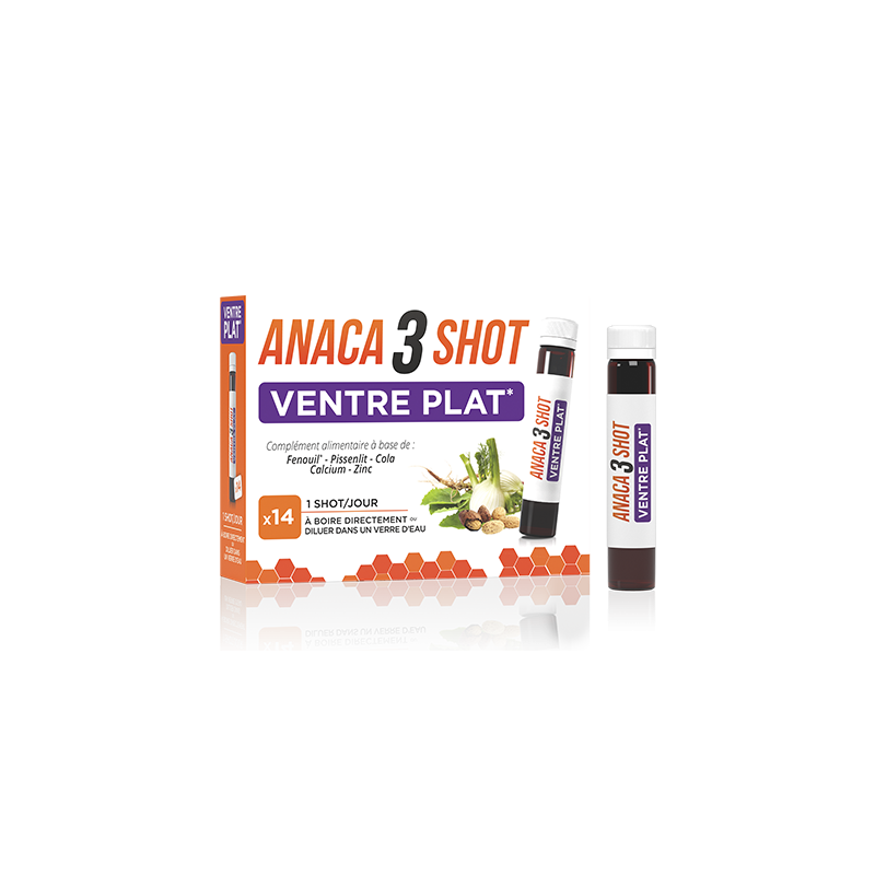 Anaca3 Shot Ventre plat - 14 shots