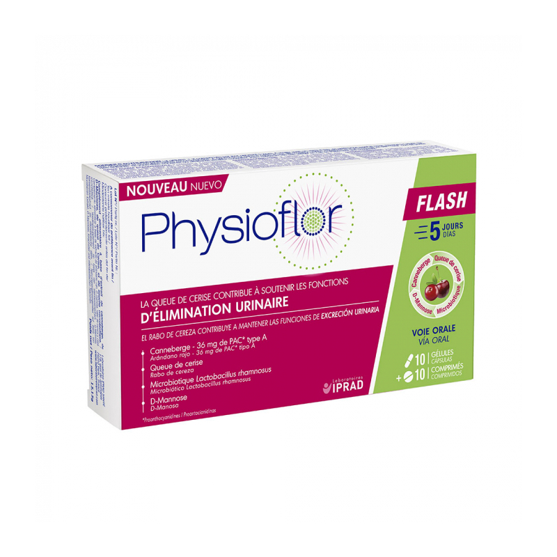 IPRAD Physioflor Flash 10 gélules + 10 comprimés 