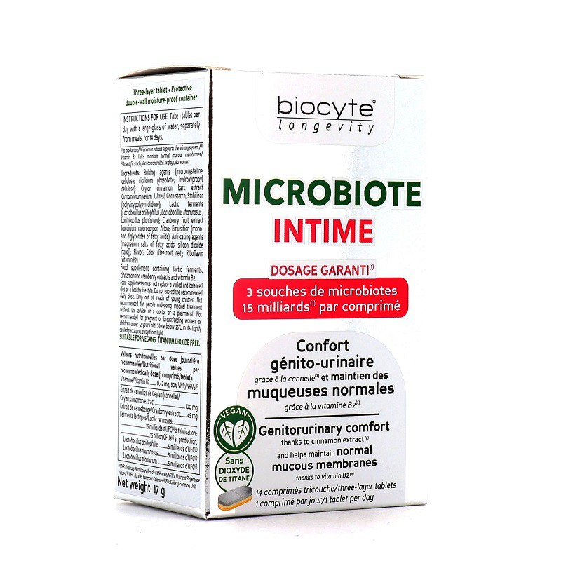  Biocyte Microbiote Intime - 14 comprimés