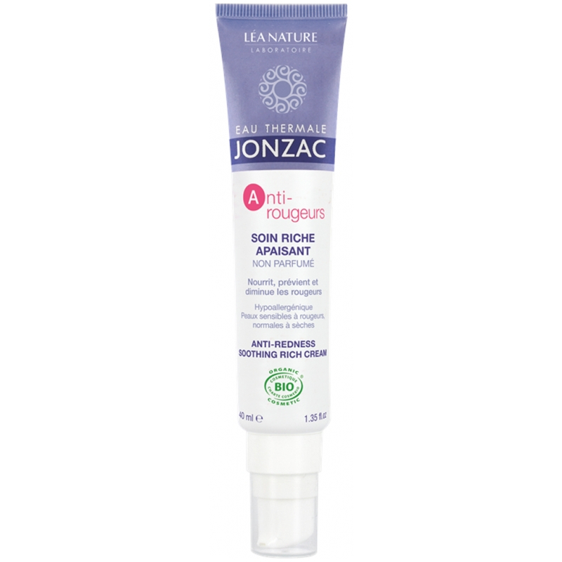 Jonzac Anti-Rougeurs Soin Riche Apaisant - 40ml