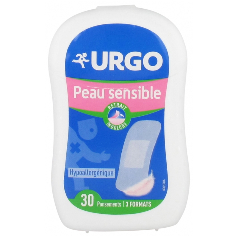 Urgo Peau Sensible 3 Formats - 30 Pansements