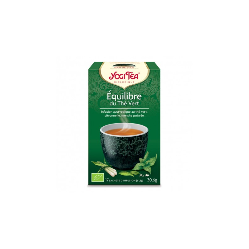 Yogi Tea Equilibre Du The Vert Bio - 17 Sachets 