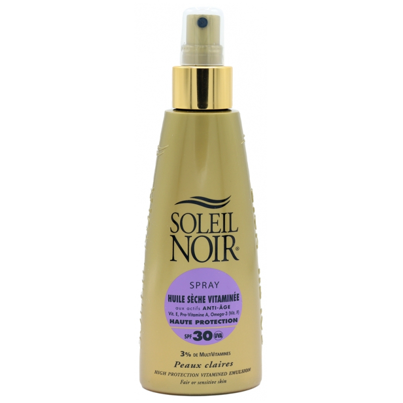 Soleil Noir Huile Sèche Vitaminée SPF30 Spray - 150ml