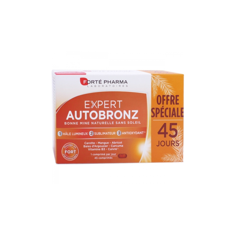  Forté Pharma Expert Autobronz - 45 comprimés