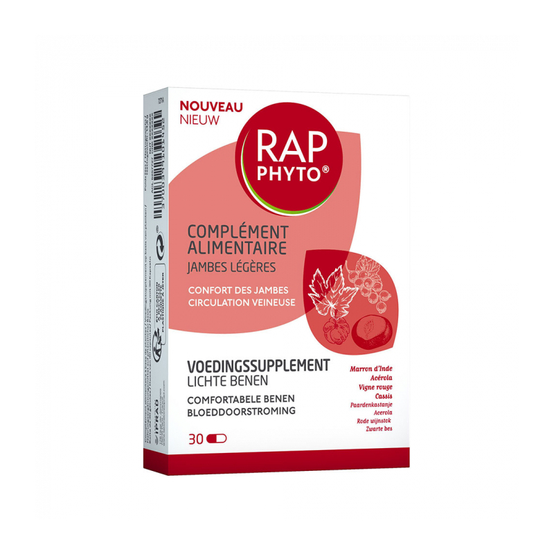 RAP PHYTO Jambes légères - 30 gélules