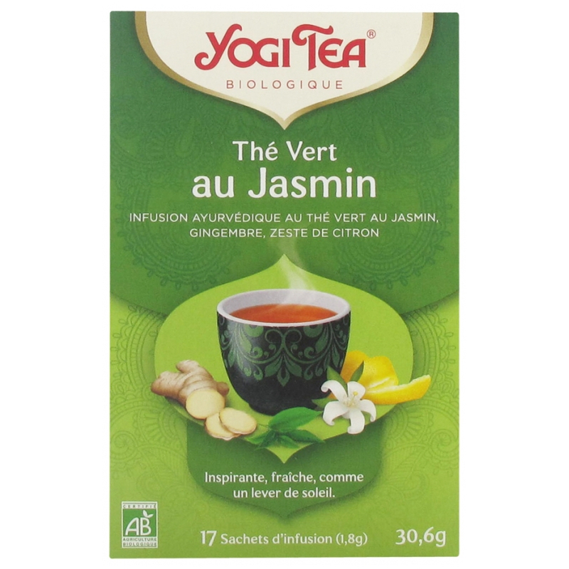 Yogi Tea Thé Vert au Jasmin Bio - 17 Sachets