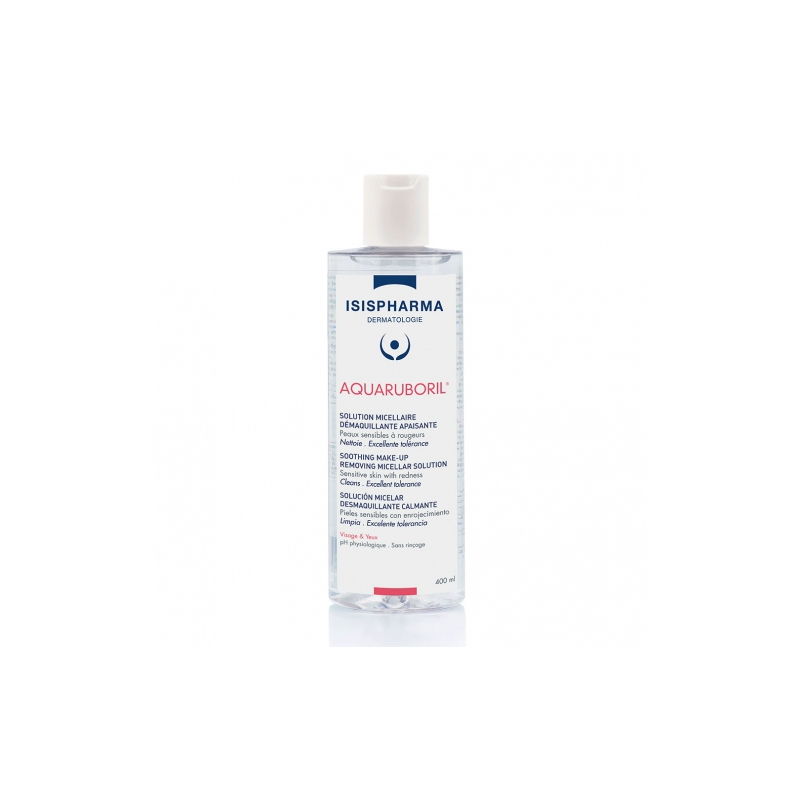 IsisPharma Aqua Ruboril Solution Micellaire Démaquillante - 400ml