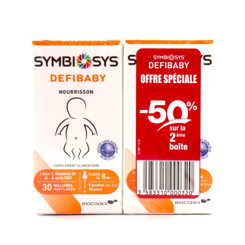 SYMBIOSYS Defibaby - Lot de 2x 8ml