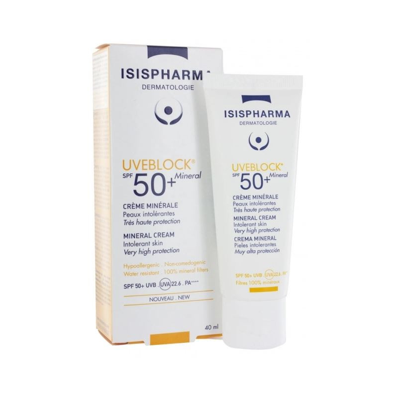 Isispharma Uveblock  Creme Minerale Spf50+ Mineral - 40ml 