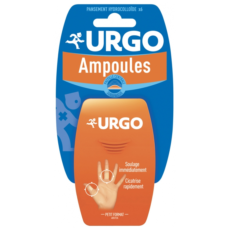 Urgo Ampoules Traitement Doigt et Orteil - 6 Pansements Petit Format