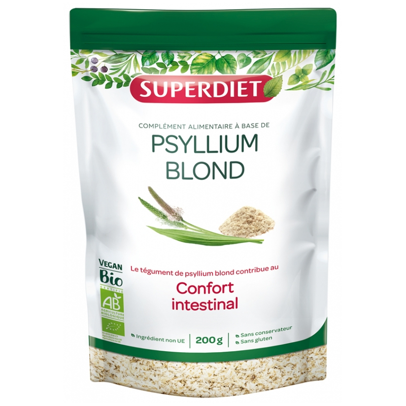 Super Diet Psyllium Blond Bio - 200g