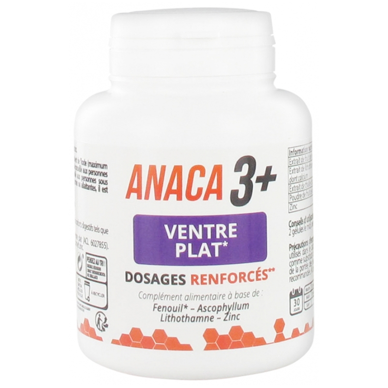 Anaca3 + Ventre Plat - 120 Gélules