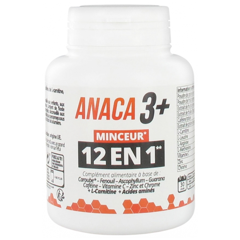 Anaca3 + Minceur 12 en1 - 120 Gélules