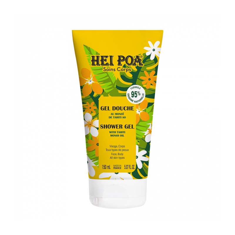 Hei Poa Gel Douche au Monoï de Tahiti AO - 150ml 