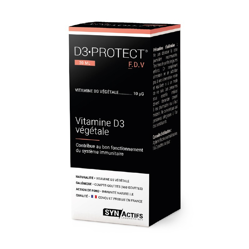 Synactifs D3Protect vitamine végétale - 20ml