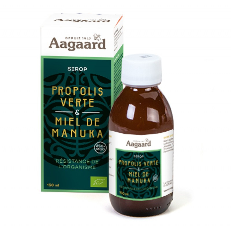 AAGAARD Sirop Propolis Verte & Miel de Manuka - 150ml