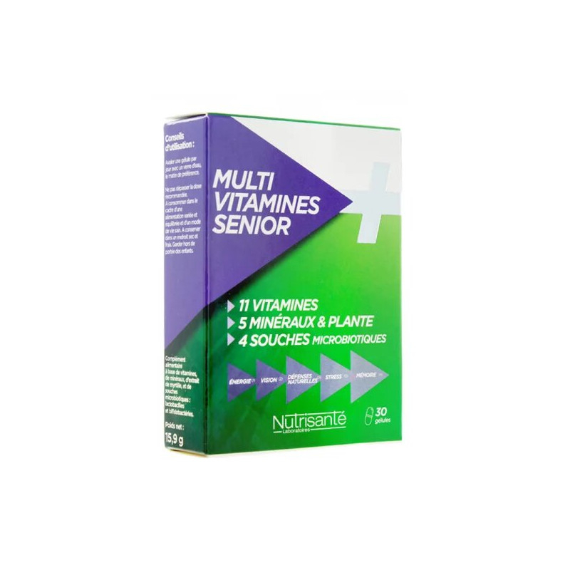 Nutrisanté Multivitamines Senior - 30 gélules