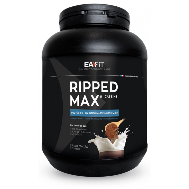 Eafit Ripped Max Caseine  - Saveur : Chocolat - 750 g