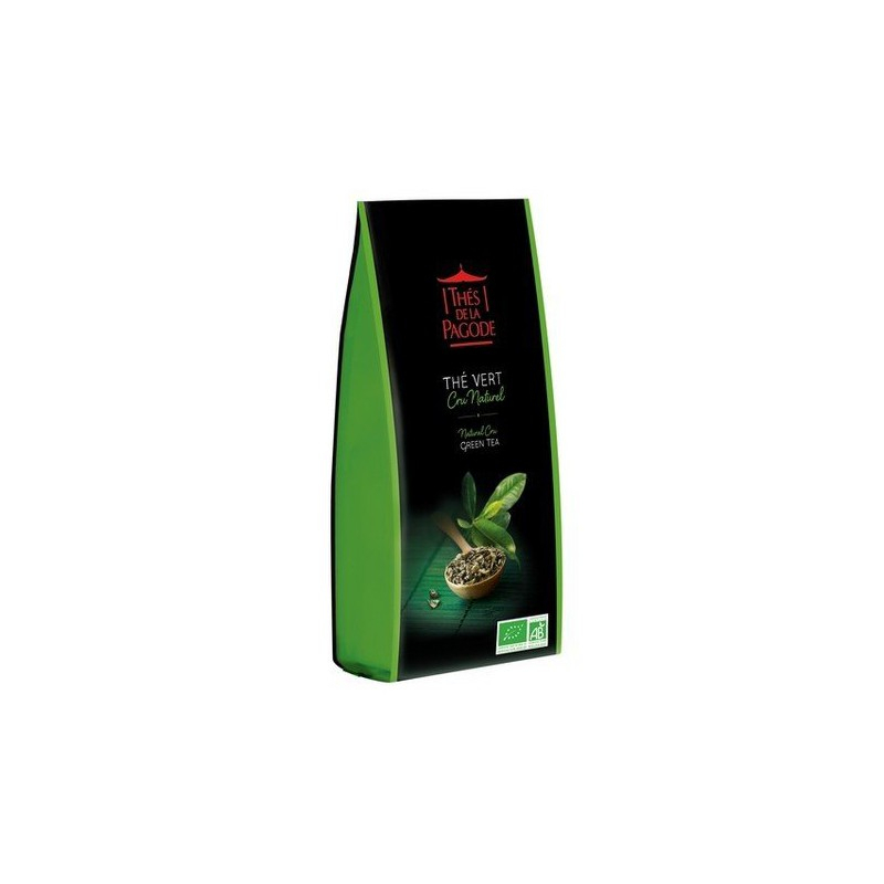 Thé de la Pagode Thé vert cru naturel Bio - Vrac (en feuilles) - 100g