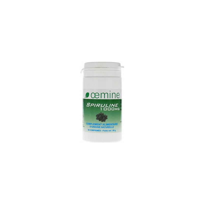 OEMINE SPIRULINE 1000 SUPER CONCENTRÉ - 60 COMPRIMÉS