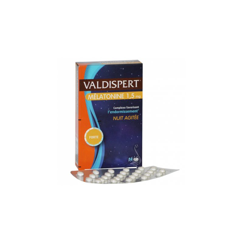 Valdispert Mélatonine 1.5mg Bonne nuit - 50 comprimés