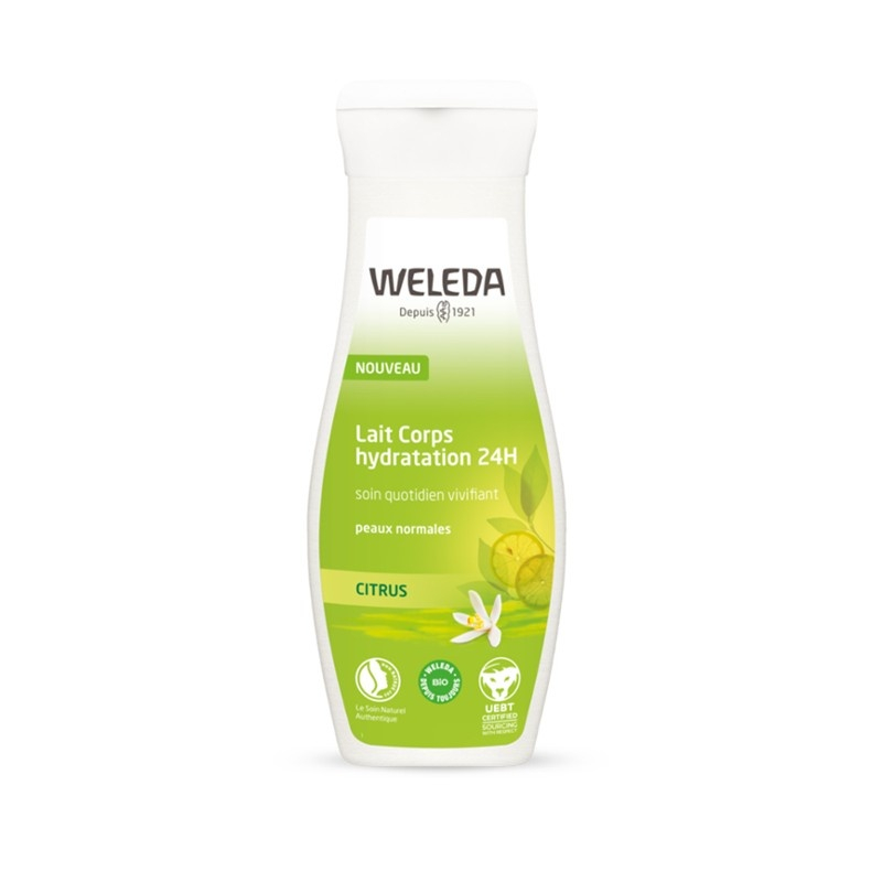 Weleda Citrus Lait corps bio Hydratation 24 h - 200 ml