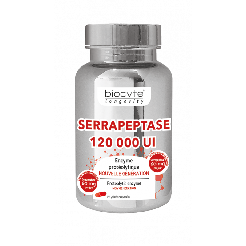 Biocyte Serrapeptase - 60 gélules