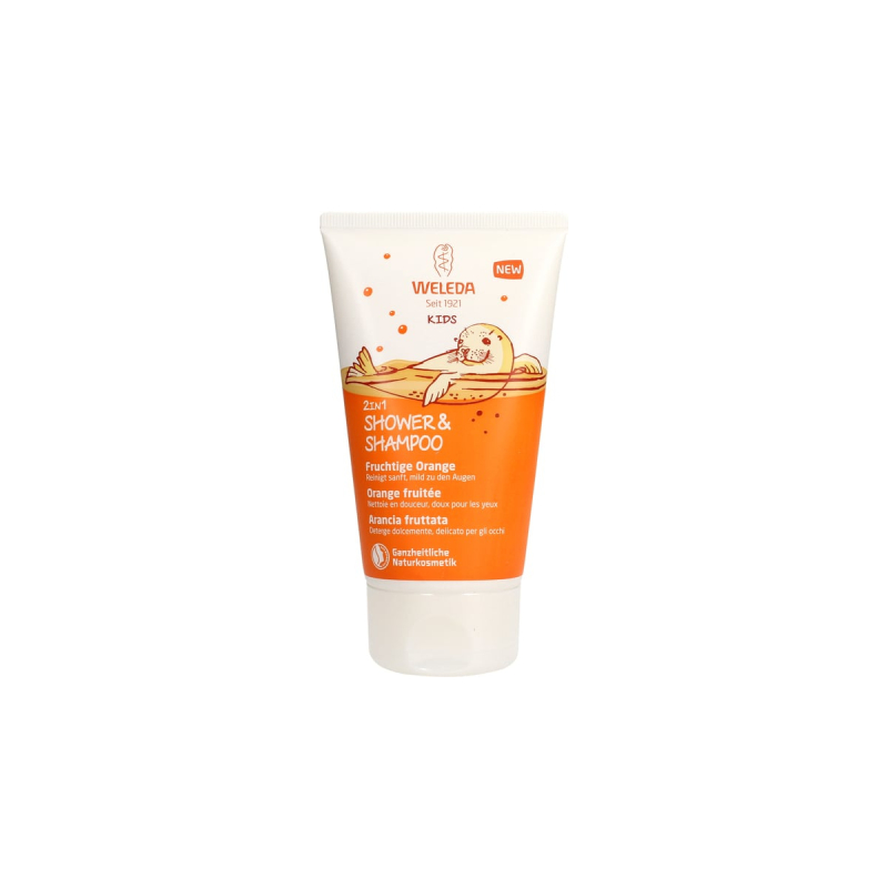 Weleda Kids 2en1 Shower and Shampoo orange Bio - 150 ml