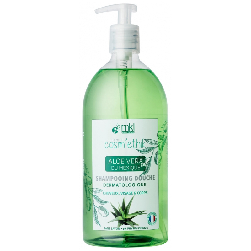 MKL Green Nature Cosm'Ethik Shampoing Douche Aloe Vera du Mexique - 1 Litre