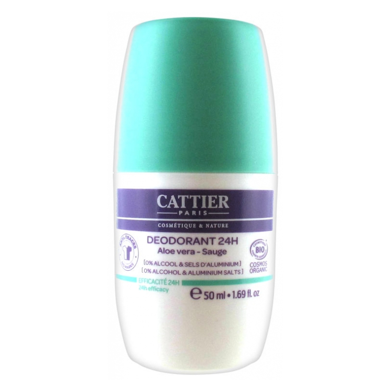 Cattier Déodorant 24H - 50 ml