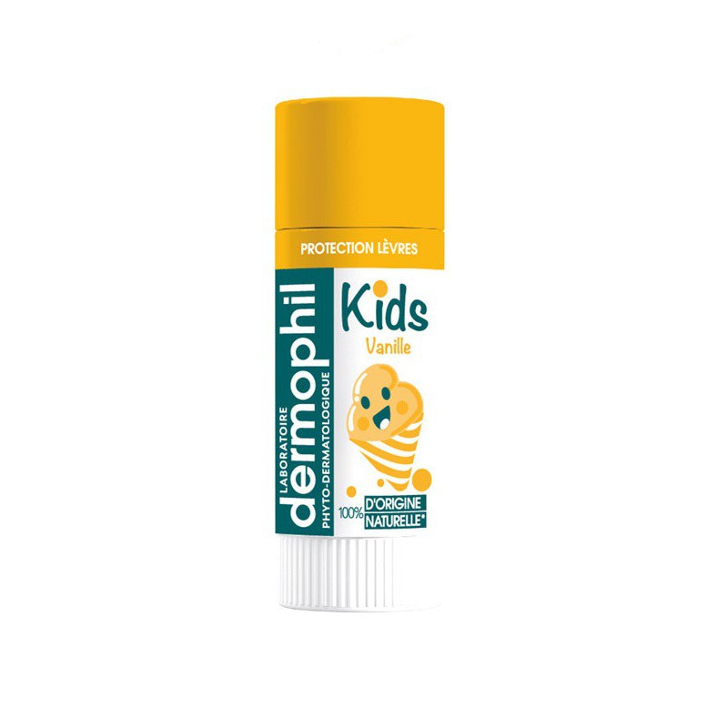 Dermophil Indien Stick lèvre protection kids goût vanille - 4g