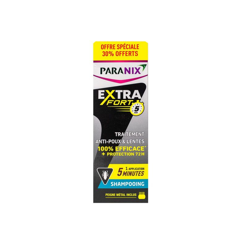 Paranix Extra Fort Shampooing Anti-Poux & Lentes - 300ml + 30% OFFERTS