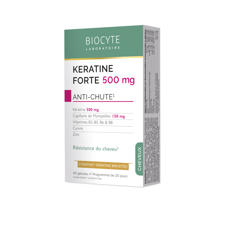 Biocyte Keratine Forte Anti-Chute - 40 Gélules