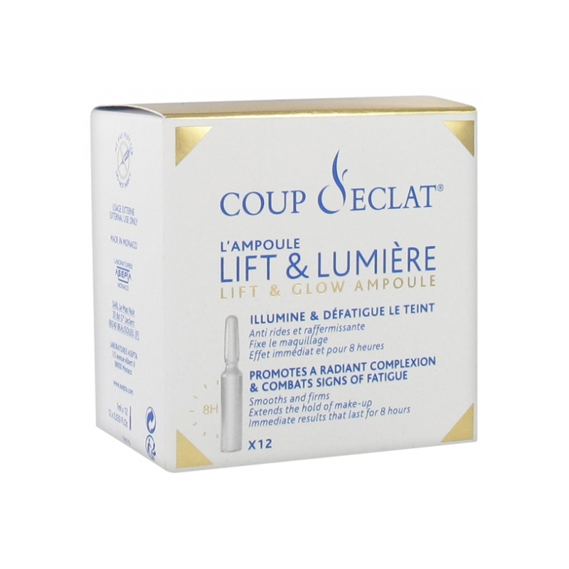 Coup d'Éclat  Ampoules Lift & Lumière - 12 unités 