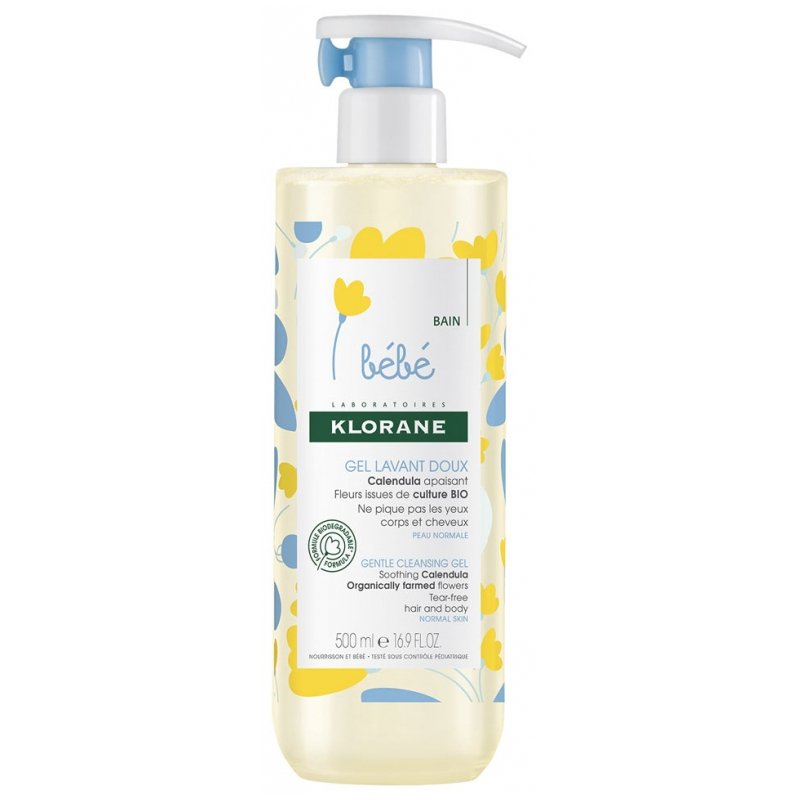 Klorane Bébé Gel Lavant Doux - 500 ml