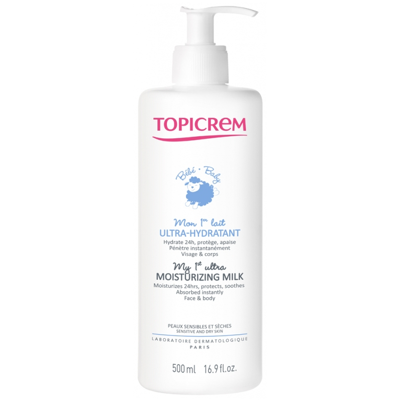 Topicrem Bébé Mon 1er Lait Ultra-Hydratant - 500 ml