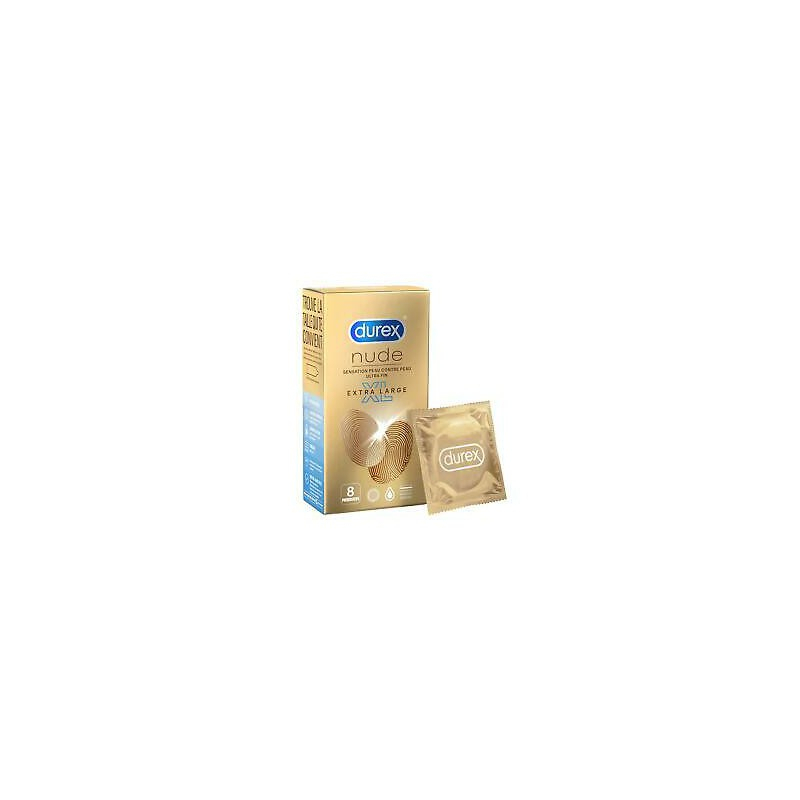 Durex Nude Extra Large - 8 préservatifs