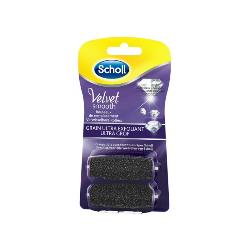 Scholl Velvet Smooth recharge ultra exfoliant - 2 unités