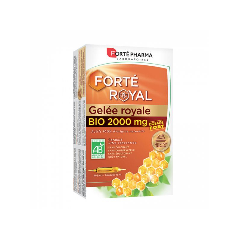 Forté Pharma Forté Royal Gelée Royale Bio Fort - 20 Ampoules 