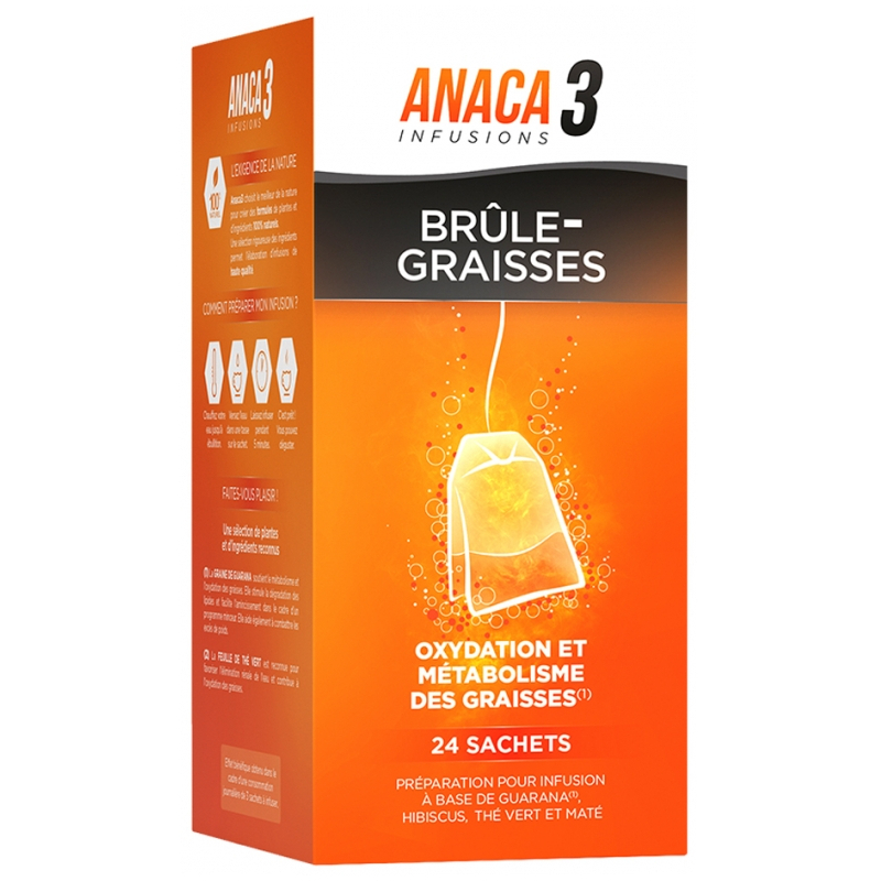 Anaca3 Infusion Brûle-Graisses - 24 Sachets