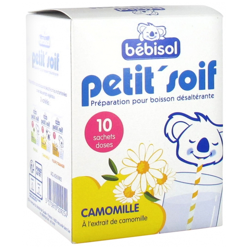 Bébisol Petit'Soif Camomille - 10 Sachets