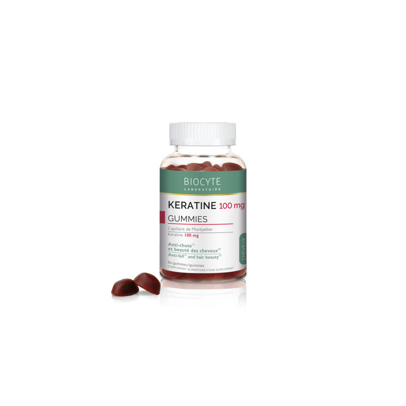 Biocyte Kératine - 60 Gummies