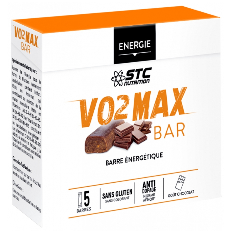 STC Nutrition VO2 Max Bar chocolat - 5 barres