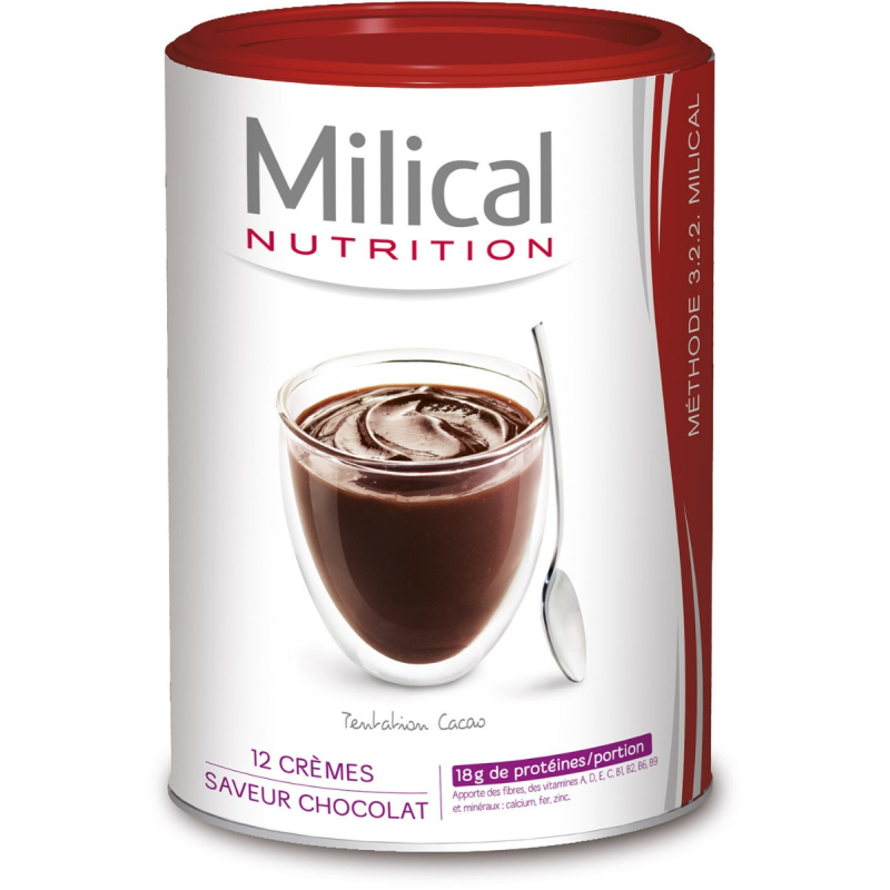 Milical crème hyperprotéinée saveur chocolat - 540 g