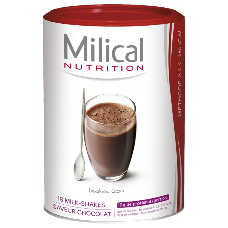 Milical Milk-Shake Hyperprotéiné Saveur : Emotion Cacao - 540 g