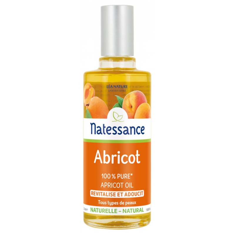 Natessance Huile d'Abricot Revitalise et Adoucit - 50 ml